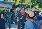 Kehangatan TNI dan Warga Terlihat Saat Danrem Tinjau TMMD Gresik